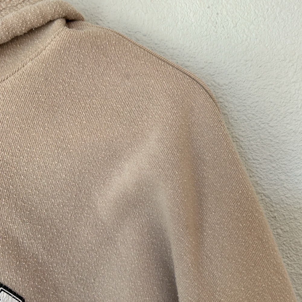 Justify Tan Graphic Cropped Hoodie Kids Size Small - Picture 5 of 10